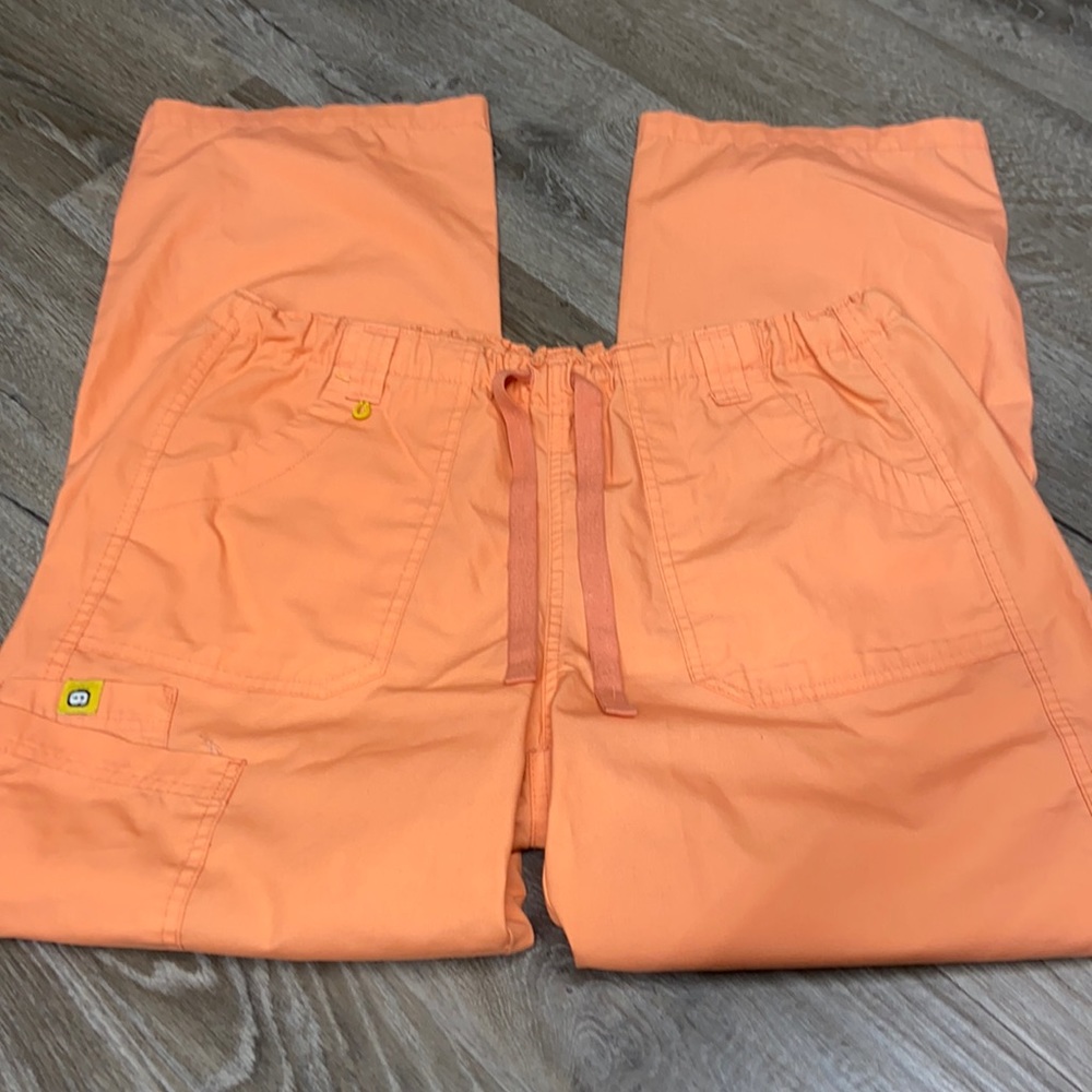 Peach scrub pants